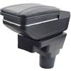 SZSS-CAR Scatola portaoggetti per bracciolo della console centrale dell'auto compatibile con Chevrolet Aveo/Chevy Sonic T250 T300 Holden Barina 2011 2012 2013 2014 2015 2016 2017 2018