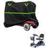 generico telo copri scooter Compatibile con Merits Health S549 Mini Coupe,Realizzato in tessuto Oxford 210D, protezione solare e neve per esterni（Black Green）