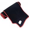 CENAP Generico Tappetino Copri Cruscotto Per Ford KUGA C-Max Hybrid Mk2 Per Escape 2011~2018 Tappetino Antiscivolo Cruscotto Parasole Accessorio Copri Cruscotto(Polyester Red Edge,B_LHD)
