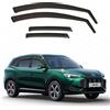 Modifycar - Deflettori compatibili MG ZS | 2025 in poi - Vetro acrilico resistente - Derivabrisas anteriore e posteriore fumé per finestrini - Installazione interna - 4 unità