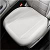 WLNWERDPKK Coprisedile Universale per Auto in Similpelle Traspirante con Interno in Spugna Ad Alto Rimbalzo per Quattro Stagioni Completo Coprisedili(1PC White G)