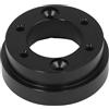 Generic Piastra dell'adattatore del Volante da Gioco Piastra per in Alluminio Accurato per G29 G920 G923 Accessori Simulator di Corse (BLACK)