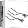 MOTOTOPGUN givi telaietti remove-x sgancio rapido per borse laterali compatibile con triumph trident 660 2021 2022 2023 2024 MOTOTOPGUN