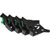 Detail GUARDZ Guida per Tubo Flessibile - 4 Pezzi Rullo in plastica per Auto, Camion e Moto, Sistema di rotolamento delle Ruote per Auto, Strumento per Evitare Che Si blocchino e Si impigli sotto i