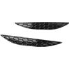 GERLJ Spoiler Laterale per VW per Golf 7 7.5 GTI R per Standard 2013 2014 2015 2016 2017 2018 2019 2020 2 Pezzi Riflettore paraurti Posteriore Nero Lucido(B MK7)
