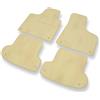 Mossa Premium tappetini auto in velluto compatibili con Audi A3 II 8P (2003-2012) - tappeti auto - beige 1