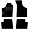 QUEMAR Tappetini Auto compatibili con Renault Twingo I 1993-2007 / Kit Tappeti Moquette e Gomma su Misura (Set 2 Anteriori + 2 Posteriori) / Ricami e Colori Personalizzati (Bordo Perla, 1 Ricamo)