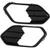 VINCTV Fendinebbia Griglia Compatibile con Ford per Fuga per Kuga 2017 2018 2019 Auto Paraurti Anteriore Lampada della Luce di Nebbia Griglia Telaio Copertura della Lampada della Nebbia