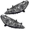 BESTPRICE ATP 2x fari principali anteriori sinistro + destro H1 / H7 con | Compatibile con: PEUGEOT 307, 307 Break, 307 CC, 307 SW