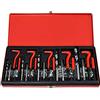 YRHome Kit di riparazione per filettatura, 131 pezzi, per auto, manicotti filettati, per motore M5 M6 M8 M10 M12