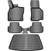 ELMASLINE 3D Tappetini Gomma e Vasca Baule per SEAT Leon 5F ST 2013-2019 Station wagon (pianale di carico inferiore) Sports Tourer | Tappetini Auto | Vasca per il bagagliaio | Accessori auto