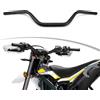 Runfarr Manubrio Moto 28mm,CNC Alluminio Manubrio Moto Universale per bici elettrica Sur Ron ULTRABEE Ultra Bee-Nero
