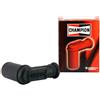 CHAMPION Cappuccio Candela 90° senza resistore, innesto terminale M4 (Cappucci Candela) / 90° Spark Plug boot without resistor, M4 connection (Spark Plug Cap)