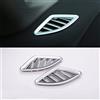 YIWANG Copertura cromata in ABS per presa d'aria condizionata per cruscotto X1 F48 2016-2019, accessori auto X2 F47 2018 2019