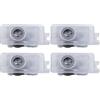 Uminino 2PC Auto LED Porta Proiettore di Luce Decorazione Lampada di Cortesia for BMW G02 G07 G20 G21 G22 G29 F40 Z4 M4 M 3 Serie di Accessori Auto Luci Di Benvenuto Sulla Porta (Color : 4 Pieces, Size : Fo