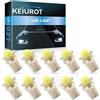 Keiurot Lampadine LED T5 B8.3D LED per Cruscotto Lampadine per Cruscotto Spia Luminosa Indicatore per Lampadine LED Strumenti Auto Luce Interna Auto Tachimetro Indicatore Strumenti Pannello Luce