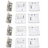 HWBZDPZQD Guide scorrevoli for fissaggio sedili auto, accessori for VW, Passat B4, Passat B3, 1973-1995, 1996, 1997, Dasher, Corsar, Santana(12Pc)