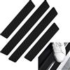 JALILAN 4 Pezzi Battitacco Auto in Fibra di Carbonio Protezioni per Audi A5 Cabrio | Typ F5 | Bj. ab 2016 Antiusura Soglia AntiGraffio Benvenuto Pedaliera Styling Accessori
