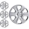 W-Parts SERIE 4 BORCHIE - 4 COPRICERCHI COPPE RUOTA 15 PER FORD FIESTA 08->