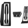 LONPEXDT Freni Pedaliera Auto Auto Pedali Gas Carburante Freno Poggiapiedi Pad Piastra Copertura Auto-styling Per BMW 740i 750i 750Li 7 Serie G11 G12 2016 2017(AT with Rest)