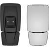 Matel Service 2x Specchietti Esterni - Convessi - E20 - 353 × 180 mm - Specchietto Principale + Grandangolo (Angolo Morto) - Montabile Sinistra & Destra - Per Trattori Deutz-Fahr Serie 5, Hürlimann XF, Lamborghini