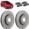 OP Kit dischi 284mm e pastiglie freno anteriori compatibile con Fiat Grande punto 2005+