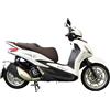 Generico Kit adesivi Compatibili con Piaggio Beverly 400 ABS ASR scooter decal grafica completa carene laterali scegli colore -KIT C- Cod. 2160 (074 Grigio Medio)