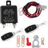 Cpolebev Interruttore Relè A Distanza per Batteria 12V 200A, Interruttore di Disconnessione della Batteria con, Interruttore di Isolamento per Auto e Barca, Antifurto.