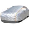 Generico Telo copriauto per MG ZS Hybrid+,Fodera in Cotone Rinforzata, Protezione per Tutti i Climi, Strisce Riflettenti Notturne, Vestibilità Personalizzata