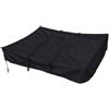 Volakebeing Copertura per tenda da tetto auto, protezione antipolvere, in tessuto Oxford 420D, impermeabile, pieghevole, accessorio da campeggio, nero, resistente all'usura e agli strappi (nero)