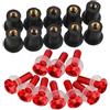 HATSVTGR Kit bulloni carenatura Accessori Per Moto Parabrezza Parabrezza Dadi Bulloni Viti Per CRF1100L CRF1000L Per Africa Twin 1100 1000 Per Adventure Per Sport Dadi parabrezza(Rosso)