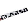 KARFRI 3D ABS Nero Logo CLA250 Adesivo Lettere Distintivo Dell'emblema Del Bagagliaio Dell'auto Compatibile for Mercedes Benz CLA 250 CLA250 W117 C117 C118 W118 Accessori (Color : CLA250)