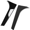 Qiilu Spoiler Laterale Lunotto Posteriore 1 Paio di Sostituzione Spoiler Laterale Lunotto Posteriore Sinistro Destro Nero Lucido per Mercedes Benz Classe B W246 B180 B200 2012‑2018