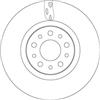 TRW 2x TRW Disco freno Anteriore Ø281mm Altezza: 43,4mm Spessore: 26mm Cerchio foro-Ø: 98mm ventilato DF6933 Compatibilità con FIAT TIPO 2 volumi/Coda spiovente 356 TIPO Tre volumi 356