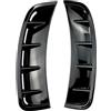 SageFurned Spoiler laterale paraurti anteriore per Mercedes Classe A W177 A180L A200L 2018-2022, nero lucido e effetto carbonio, kit aerodinamico in ABS