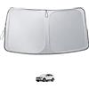 LUWU [Aggiornato] Parasole Auto per Kia Sportage NQ5 2022-2025 2026 Protezione Parabrezza Anteriore Pieghevole Riflettente UV e Calore Copertura Interna con Copri-Volante Accessori Sportage NQ5