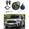 D'ANGELO 1988 Kit Ruotino di Scorta 17 compatibile con Mini Countryman R60 (2010-2016) con Cric, Chiave, Guanti e Sacca (no sta nel sottovano del bagagliaio!! attenzione)