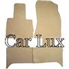 Car Lux - Tappetini in gomma su misura, per BMW X5 E53, con rilievi in feltro, colore: beige