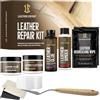 Leather Expert Set per la Cura della Pelle Kit di Riparazione 2x25ml + 2x50ml - Set Pulizia Pelle Auto - Cura della Similpelle - Pulizia Pelle Auto - Set Cura Auto.