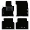 QUEMAR Tappetini Auto compatibili con Ford Kuga III dal 2020 anche Hybrid/Kit Tappeti Moquette e Gomma su Misura (Set 2 Anter.+ 2 Poster.)/ Ricami e Colori Personalizzati (4 Ricami, Bordo Bianco)