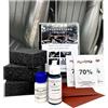 colourcare24 Kit ritocco Interni in Pelle, Vernice per Usura Spallina Seduta Eco-Pelle, ripristino Colore tonalità Nero Opaco, Sigillo Protettivo (35 ml )