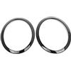 Shkalacar Anello di Rivestimento del Faro Nero per BMW Mini Cooper One R50 R52 R53 2001-2006 1 Paio OEM 63126917835 63126917836