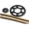 RIDE AND CUSTOM Kit catena corona pignone rinforzato RK compatibile con KTM SX 125 2006 13X50 corona acciaio