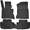 J&J AUTOMOTIVE Tappetini Auto in Gomma su Misura per Bmw X3 E83 2003-2010, Set da 4 Pezzi, 3D - con Bordo Alto, Antiscivolo, Inodore, Colore Nero, TPE