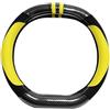 WEINUANXIN Per Peugeot 2008 4008 5008 508L 408 508 208 2017-2021 34 Cm Coprivolante Auto Grip In Fibra Carbonio Coprivolanti(Giallo)