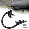 FINMOKAL Staffa per bracciolo posteriore per sedile passeggero nero, compatibile con Triumph Street Speed Twin 900 Scrambler 900 Bonneville T100 T120 2016-2024