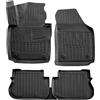 SCOUTT Tappetini Auto in Gomma Su Misura per Volkswagen Caddy 2003-2015, Set da 4 Pezzi, Tappeti 3D Design con Bordo Alto, Inodore, Qualità Premium