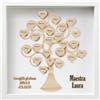Lol t-shirt Cornice Quadro Albero della Vita in Legno Personalizzato con Nomi - Idea Regalo Maestra