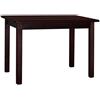 k koma Tavolo da pranzo tavolo da cucina 100 x 60 cm tavolo da pranzo tavolo in pino massiccio ristorante produttore NUOVO (NOCE)