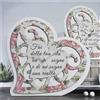 Regalami.shop Orologio cm.13x11 (Linea Peonia) con Scatola, Confetti, bigliettino Personalizzato e Nastro